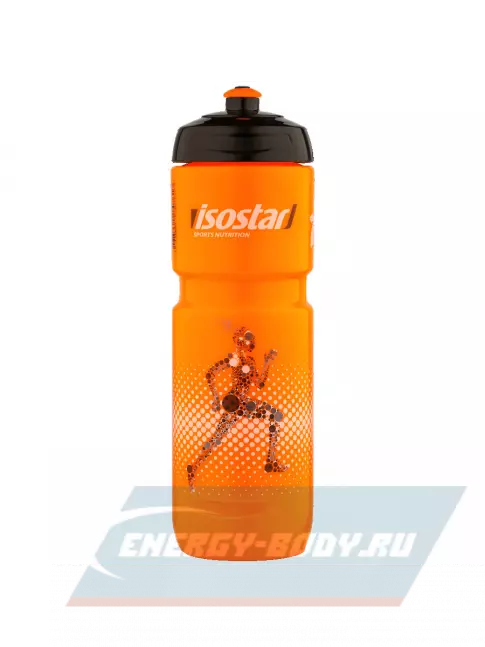  ISOSTAR Спортивная бутылочка Isostar 800 мл Оранжевая с черной крышкой 800 мл, Оранжевый