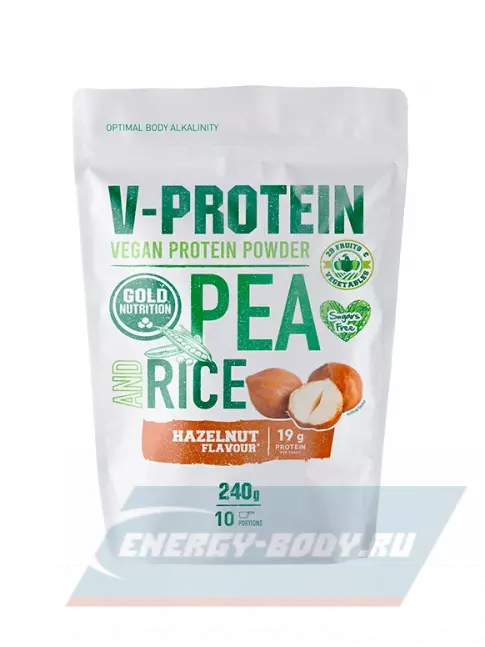  GoldNutrition V-Protein 240 г, Лесной орех