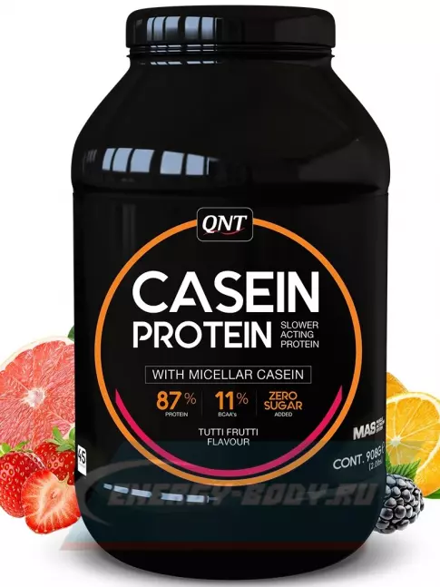  QNT CASEIN PROTEIN 908 г, Тутти-Фрутти