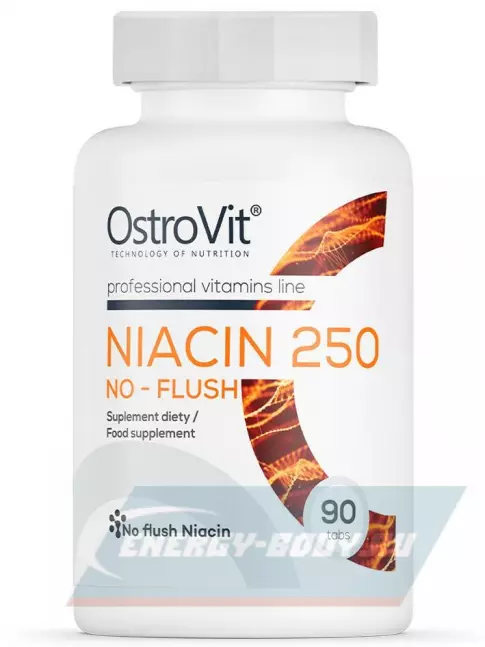  OstroVit Niacin 250 NO-FLUSH 90 таблеток