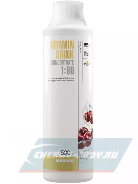  MAXLER Vitamin Drink Concentrate 500 мл, Вишня