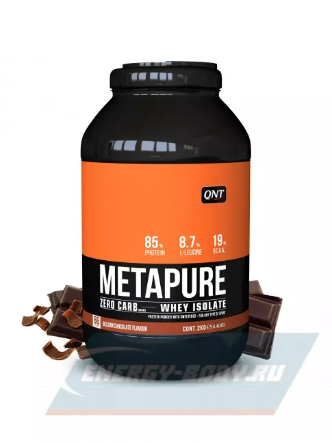  QNT METAPURE ZERO CARB 2000 г, Бельгийский шоколад