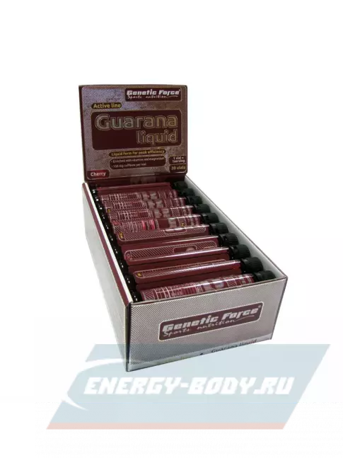 Энергетик GENETIC FORCE GUARANA LIQUID 30 шотов, Вишня
