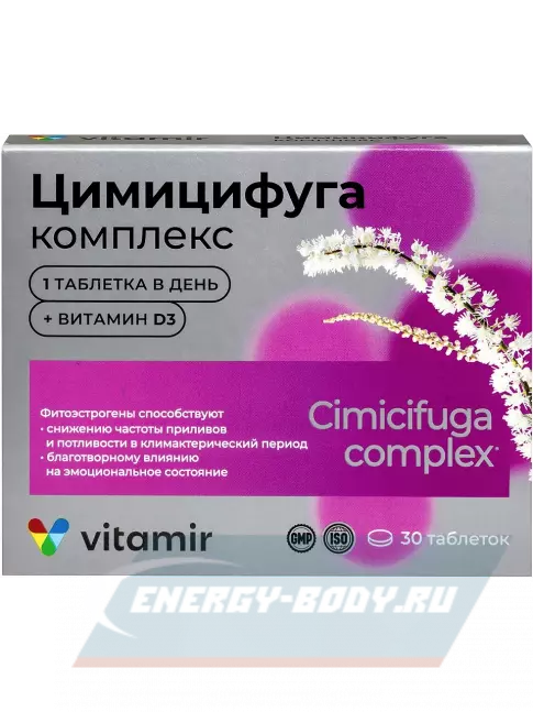  ВИТАМИР Цимицифуга 30 таблеток