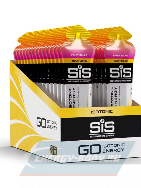 Энергетический гель SCIENCE IN SPORT (SiS) GO Isotonic Energy Gels 30 x 60 мл, Фруктовый салат