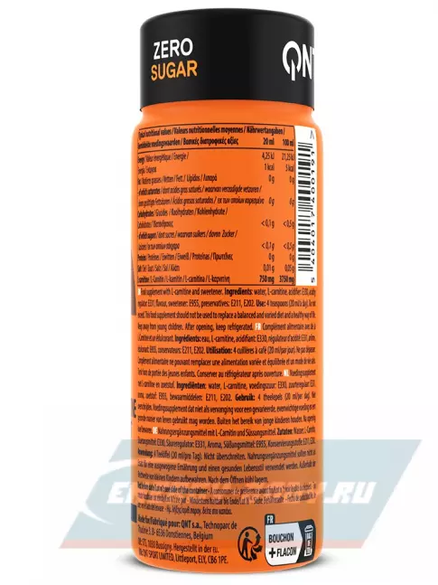 L-Карнитин QNT L-CARNITINE 3000 XXL 12 x 80 мл, Красные фрукты