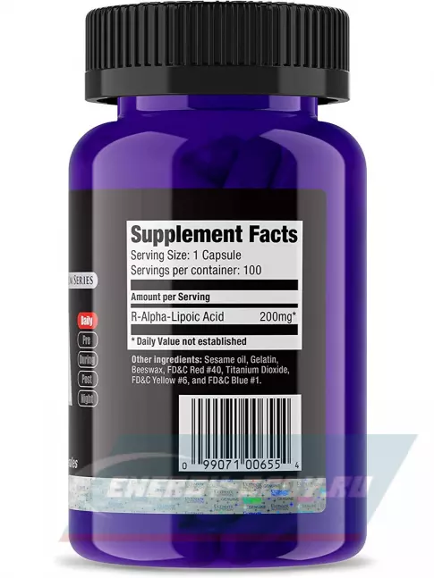  Ultimate Nutrition R-ALA 100 капсул