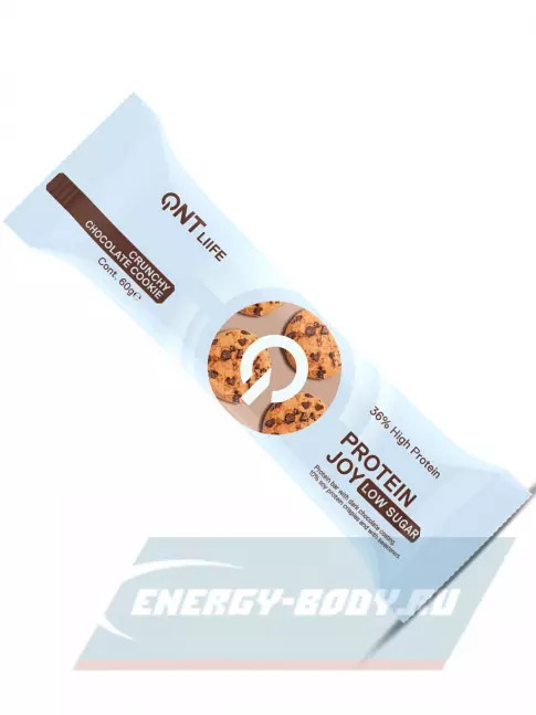 Батончик протеиновый QNT PROTEIN JOY BAR 12 x 60 г, Печенье с Кремом