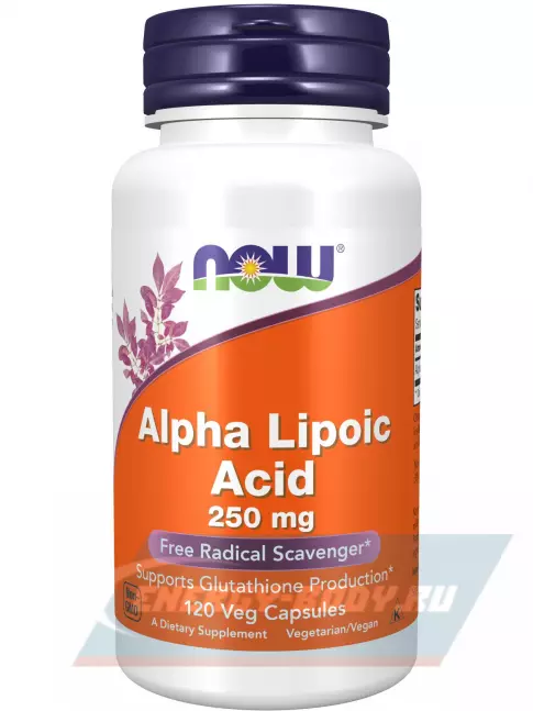  NOW FOODS Alpha Lipoic Acid 250 mg 120 веган капсул