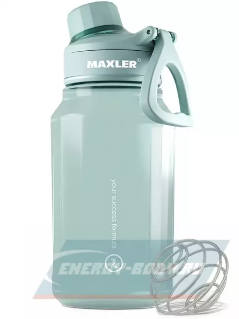  MAXLER Water Bottle Shake&Mix 750 мл, Серо-голубой