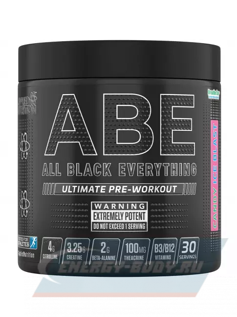 Предтерник APPLIED NUTRITION ABE - PRE-WORKOUT 315 г, Леденец
