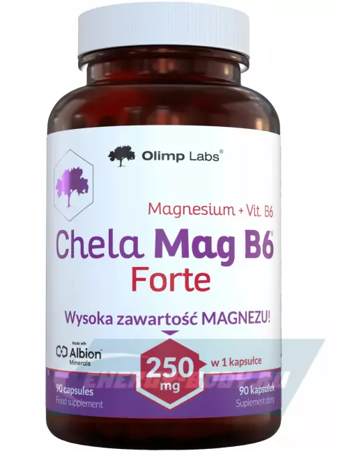 OLIMP Chela-Mag B6 Forte 250 mg 90 капсул OLIMP Chela-Mag B6 Forte 250 mg 90 капсул