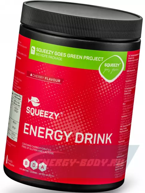  SQUEEZY ENERGY DRINK 650 г, Вишня