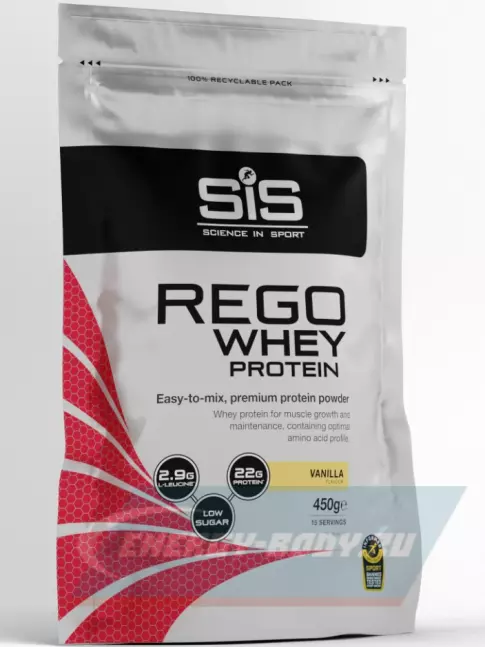  SCIENCE IN SPORT (SiS) REGO Whey Protein 450 г, Ваниль