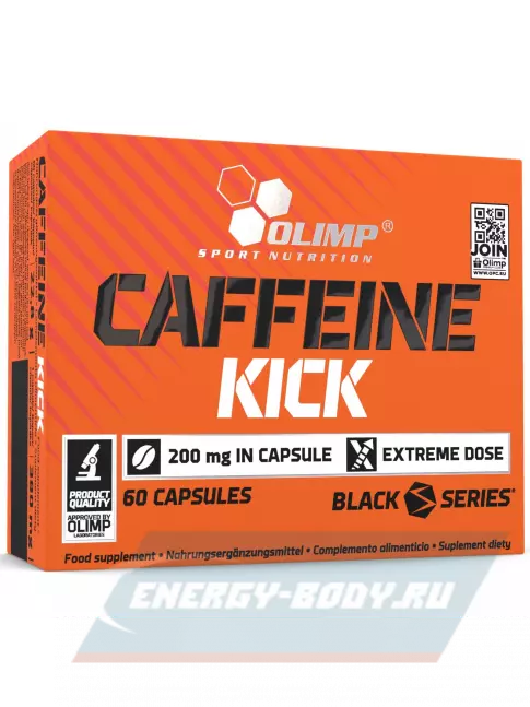 Энергетик OLIMP CAFFEINE KICK 200 mg 60 капсул