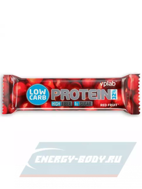 Батончик протеиновый VP Laboratory LOW CARB PROTEIN BAR 35 г, Красные ягоды