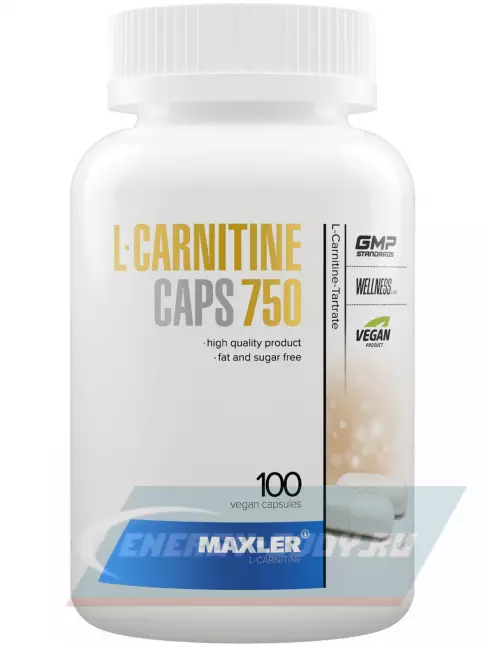 L-Карнитин MAXLER L-Carnitine Caps 750 100 капсул