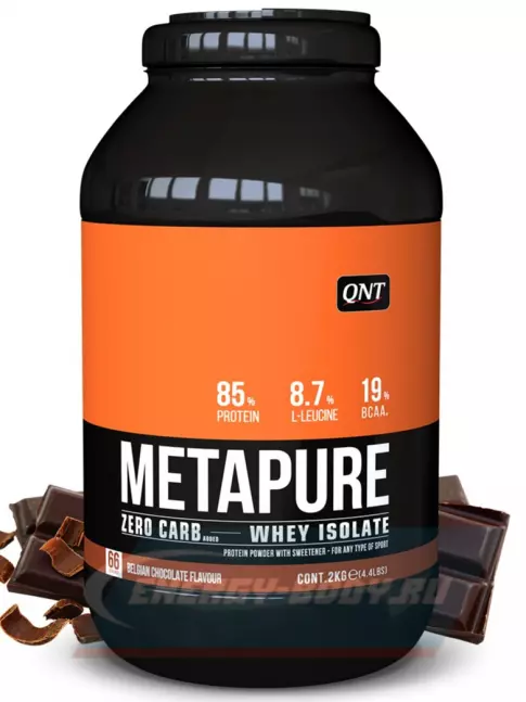  QNT METAPURE ZERO CARB 2000 г, Бельгийский шоколад