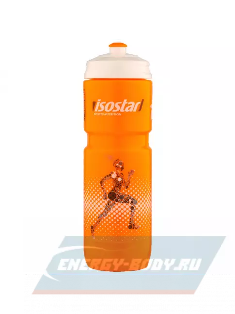  ISOSTAR Спортивная бутылочка Isostar 800 мл Оранжевая с белой крышкой 800 мл, Оранжевый