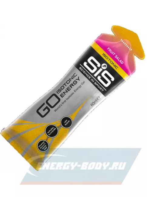 Энергетический гель SCIENCE IN SPORT (SiS) GO Isotonic Energy Gels 7 x 60 мл, Фруктовый салат