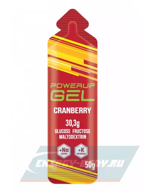 Энергетический гель Powerup GEL +Na +K саше 5 x 50 г, Микс