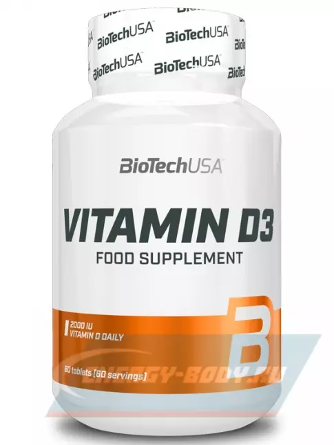  BioTechUSA BioTech Vitamin D3 2000 ME 60 таблеток