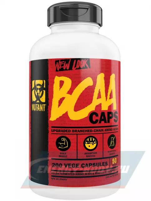 ВСАА Mutant BCAA Capsules 2:1:1 200 капсул