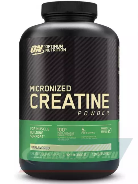  Optimum Nutrition CREATINE POWDER Micronized 600 г, Нейтральный