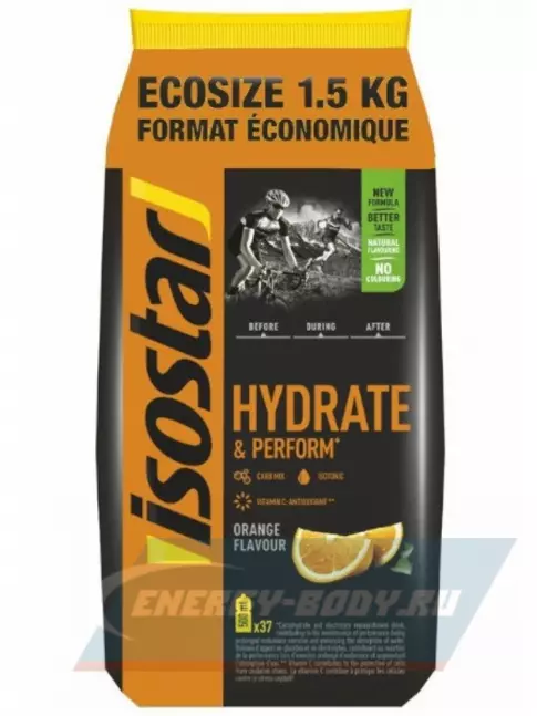  ISOSTAR Hydrate 1 пакет = 1.5 кг, Апельсин