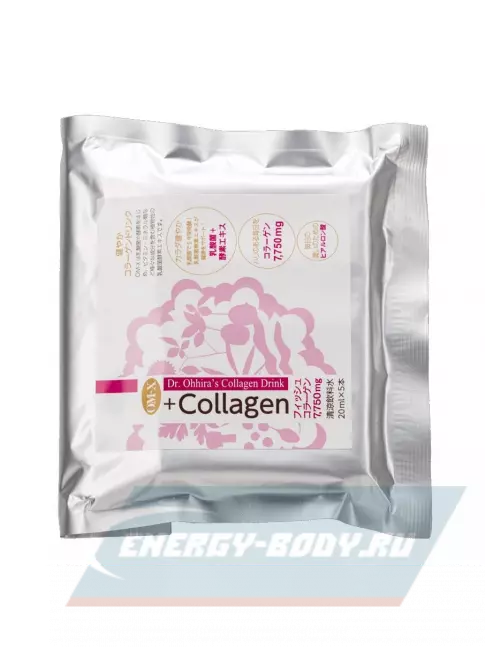 COLLAGEN DR.OHHIRA Годовой курс питьевого Коллагена ОМ-Х плюс 30 флаконов по 20 мл, Нейтральный