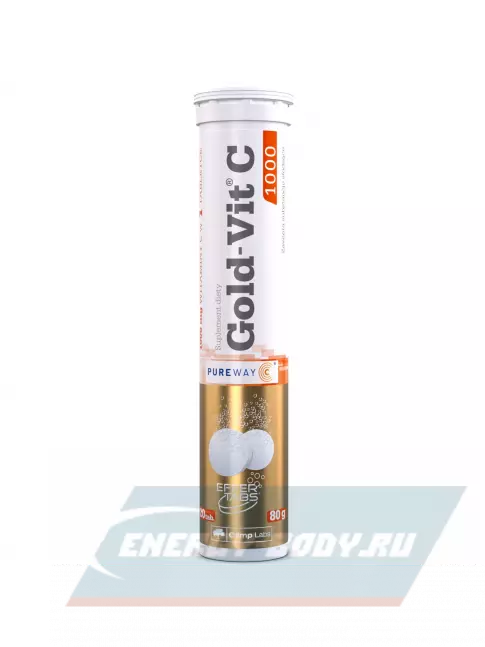  OLIMP Gold-Vit C 1000 20 шипучих таблеток, Лимон