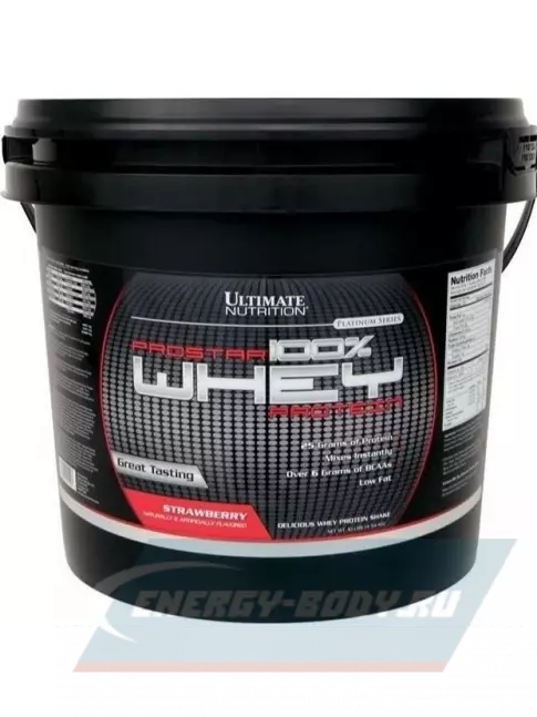  Ultimate Nutrition Prostar Whey 4540 г, Клубника