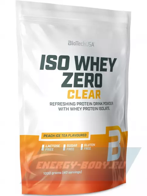  BioTechUSA Iso Whey Zero Clear 1000 г, Персиковый чай со льдом