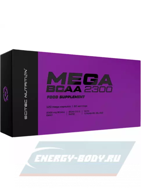 ВСАА Scitec Nutrition Mega BCAA 2300 120 капсул