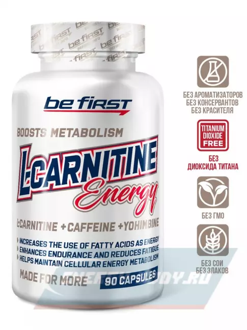 L-Карнитин Be First L-CARNITINE ENERGY 90 капсул