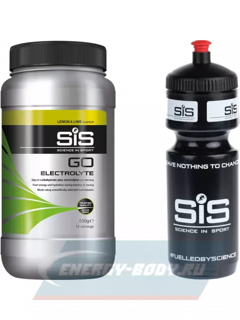  SCIENCE IN SPORT (SiS) GO Electrolyte + Бутылочка черная Лимон-лайм №3