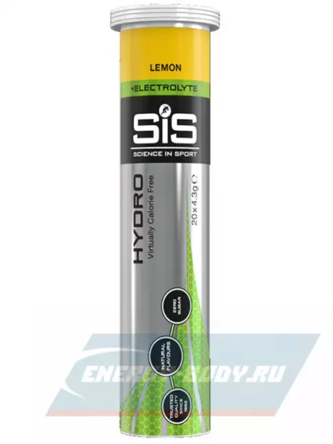  SCIENCE IN SPORT (SiS) GO Hydro Tablet 20s 6 x 20 таблеток, Лимон, Ягоды, Апельсин