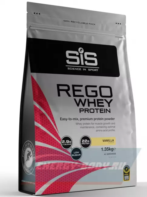  SCIENCE IN SPORT (SiS) REGO Whey Protein 1350 г, Ваниль