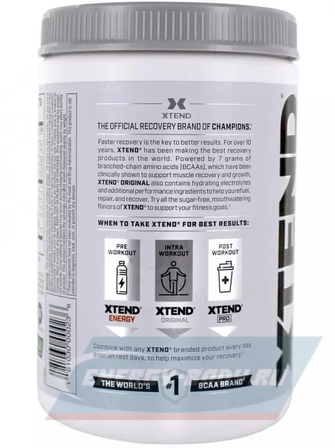 ВСАА Xtend Original 398-431 г, Раздавленное яблоко ВСАА Xtend Original 398-431 г, Раздавленное яблоко