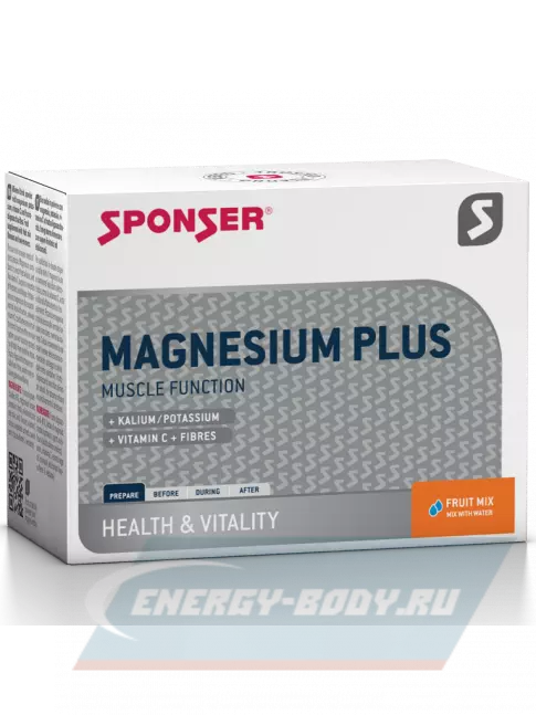 SPONSER MAGNESIUM PLUS 20х6,5г, Фруктовый микс