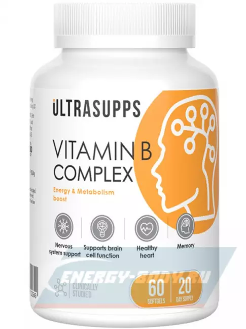  UltraSupps Vitamin B complex 60 капсул