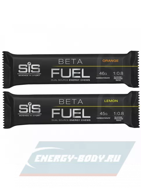 Восстановление SCIENCE IN SPORT (SiS) BETA FUEL ENERGY CHEW (Жевательный) 2 x 60 г, Микс