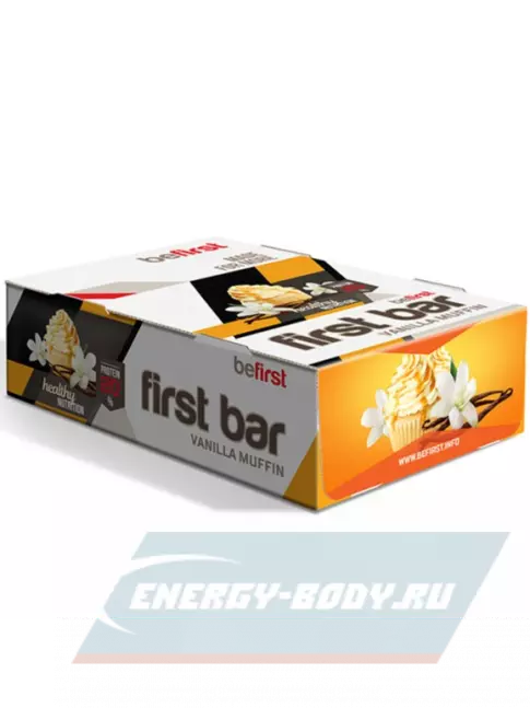 Батончик протеиновый Be First First bar углеводно-протеиновый батончик 24 x 40 г, Ваниль