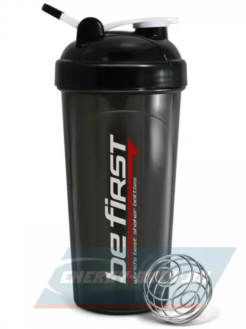  Be First Шейкер 700 мл c шариком и держателем, ТРИТАН, черный (TS 1314-T-black) 700 мл, Черный