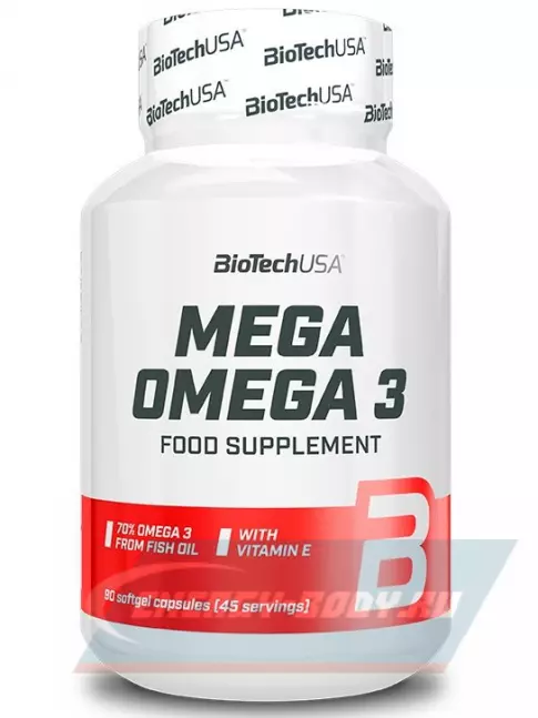 Omega 3 BioTechUSA Mega Omega 3 90 капсул