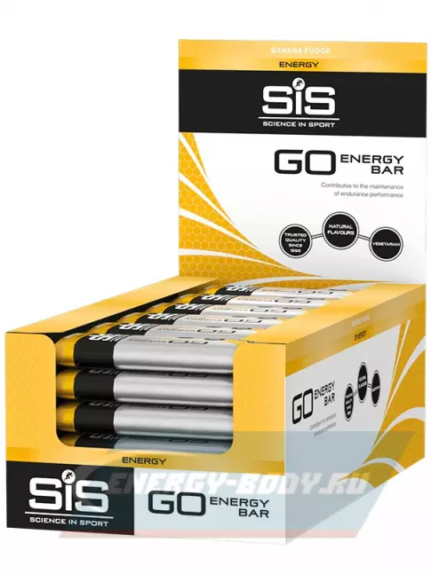 Батончик энергетический SCIENCE IN SPORT (SiS) GO Energy Mini Bar 30 x 40 г, Банан