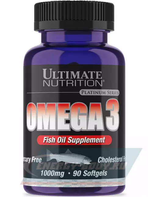Omega 3 Ultimate Nutrition Ult Omega 3 90 капсул