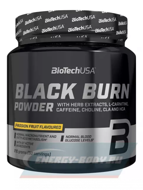 BioTechUSA Black Burn 210 г, Маракуйя BioTechUSA Black Burn 210 г, Маракуйя