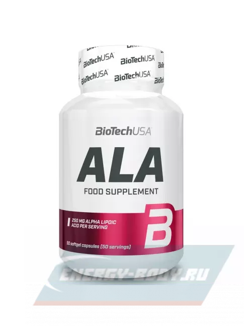 BiotechUSA ALA 50 капсул BiotechUSA ALA 50 капсул