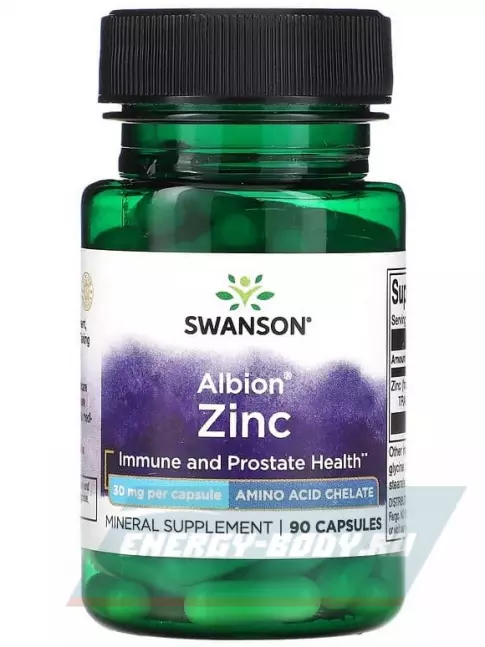  Swanson Ultra Albion Chelated Zinc 30 mg 90 капсул